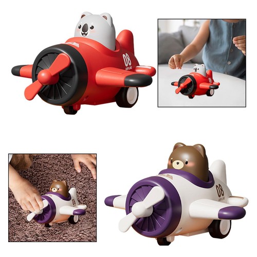 Press type airplane toy push - airplane,